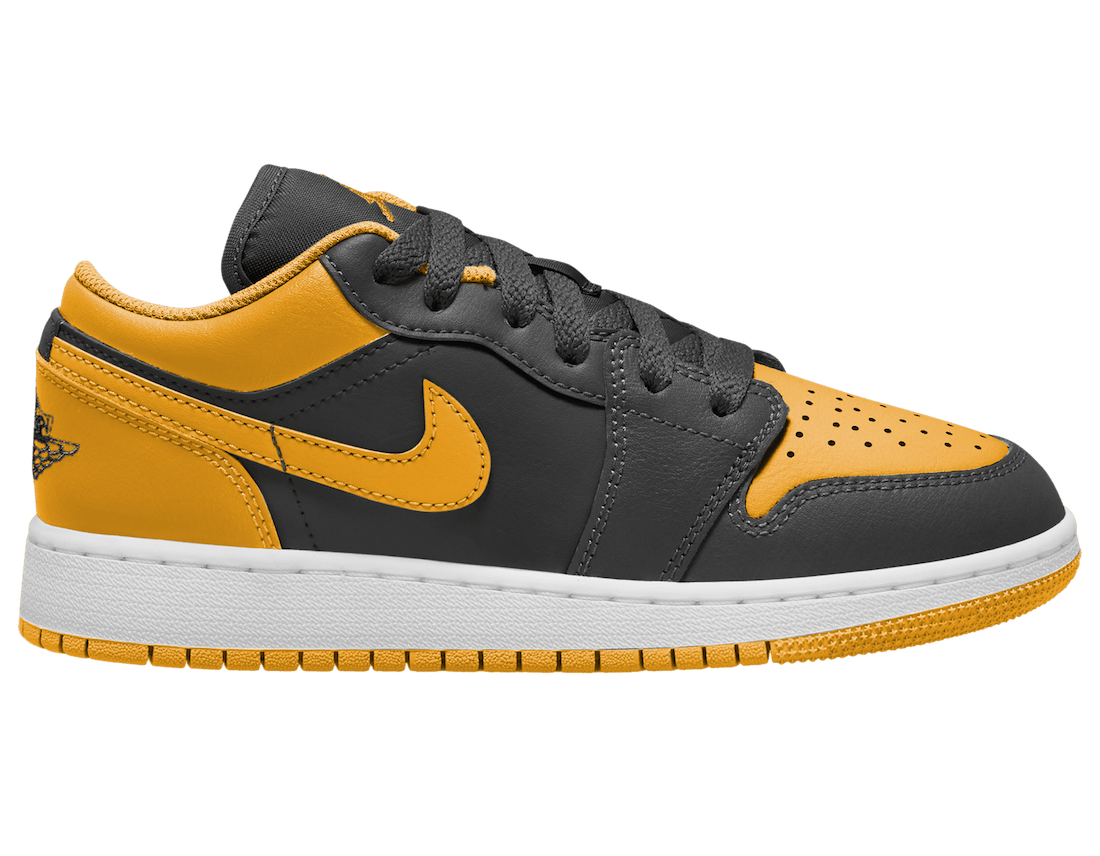 Jordan 1 low black yellow deals