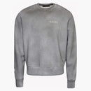 Amiri Amiri Aged Puff Logo Crewneck Gray