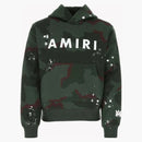 Logo Amiri Army Hoodie Camo