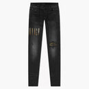 Amiri Core Applique Jeans Agged Black