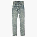Amiri affollata Paisley Bandana Jean Clay Indigo