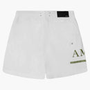 Amiri Ma Bar Swim Shorts White