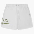 Amiri Ma Bar Swim Shorts White