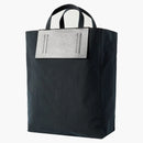 Acne Studios Baker Out Logo Print Tote Bag Black