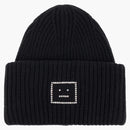 Acne Studios Crystal Face Logo Beanie Black
