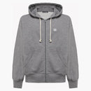 Acne Studios Hooded Sweatshirt With Zip Grey Melange