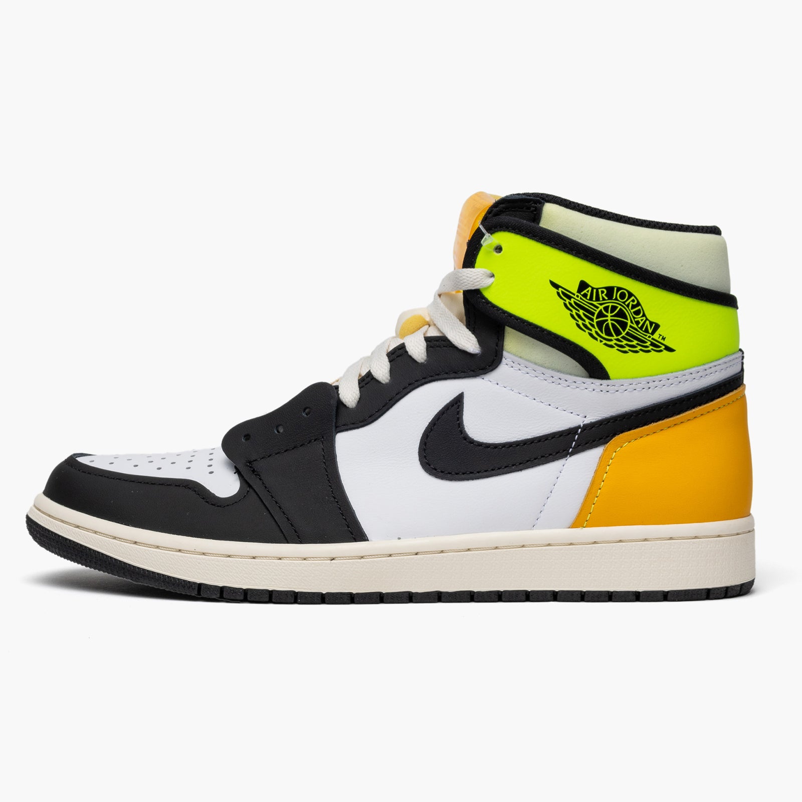 Air Jordan 1 High Og White Black Volt University Gold