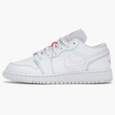 Jordan 1 Low White Green Pink (gs)