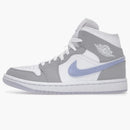 Jordan 1 Mid Wolf Grey Aluminum (women's)