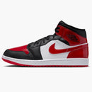 Jordan 1 Mid Se Patent Bred Toe