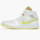 Jordan 1 Mid Se Voltage Yellow (women's)