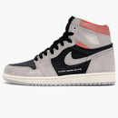 Jordan 1 retro High Neutral grå hyperröd