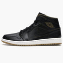 Jordan 1 Retro Mid Black Metallic Gold