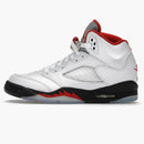 Jordan 5 Retro Fire Red Silver Tongue (2020) (gs)