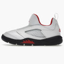 Jordan 5 Retro Little Flex White Black University Red (ps)