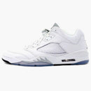 Jordan 5 Retro Low Metallic White (women's)
