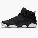 Jordan 6 Rings Black Matte Silver