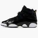 Jordan 6 Rings Black Metallic Gold White (gs)