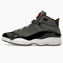Jordan 6 Rings Smoke Grey Black Red Gold