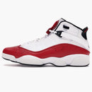 Jordan 6 Rings White University Red