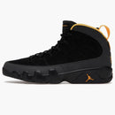 Jordan 9 Retro Dark Charcoal University Gold