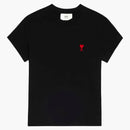 Ami Paris Ami de Coeur T-Shirt Black/Red
