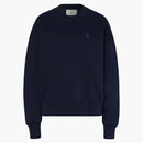 Ami Paris Logo Sweatshirt Navy