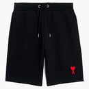 Ami Paris Tonal ADC Shorts Black/Red