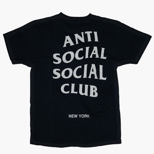 Anti Social Social Club New York Tee Black Rückseite