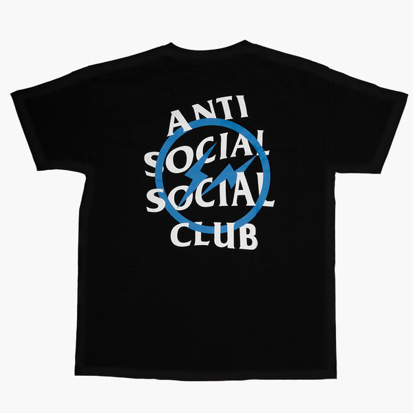 Anti Social Social Club x Fragment Blue Bolt Tee Rückseite