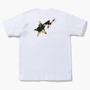 Bape 1st Camo Bape Sta Logo Tea (FW22) White Yellow
