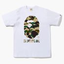 BAPE 1st Camo por Bathing APE TEE (FW22) Amarillo blanco