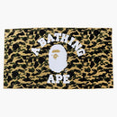 BAPE 1st Camo College Logo Toalla de playa amarillo