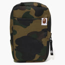 Bape 1st Camo Cordura Phone Shoulder Bag Green