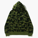 BAPE 1st Camo One Point Plever Hoodie Green