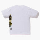 Bape 1st Camo Side Big Ape Head Tee White/Yellow