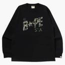 Bape 1st Camo Sta L/S Tea Black/Green