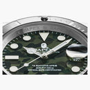 BAPE 1st Camo Type 1 Bapex Watch Green
