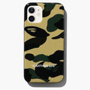 BAPE 1st Camo iPhone 12 mini estuche amarillo