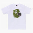 Bape 30th Anniversary Ape Head Tee White/green