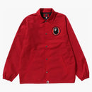 Bape 30. rocznica Senjya Fuda Coach Jacket Red