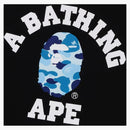 Bape Abc Camo College Organic Cotton Tee Black/blue