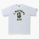 Bape ABC Camo College Tea (SS21) bianco/verde