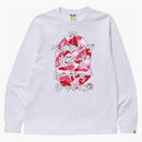 BAPE ABC CAMO JAPONSKÉ DOPRAVY TEE TEE Bílé/Pink
