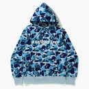 Bape Abc Camo Pullover Hoodie Blue