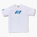 Bape Abc Camo Tee White/blue