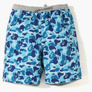 BAPE ABC Reverzibilní šortky šedé/modré