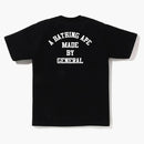 Bape a Bathing Ape Lettered Tea Black