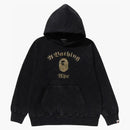 BAPE A Bathing Ape Overdye Rechero Relajado Capiudad de Fit Negro