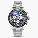 BAPE A Bathing Ape Tipo 4 Bapex Hong Kong 16th Anniversary Watch Silver/Purple/Blue